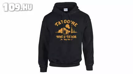 Feliratos kapucnis pulóver - Tatooine - Nyári tábor