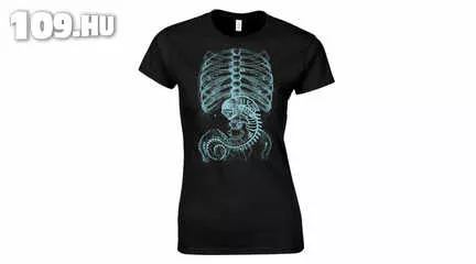 Feliratos női póló - Alien X-Ray
